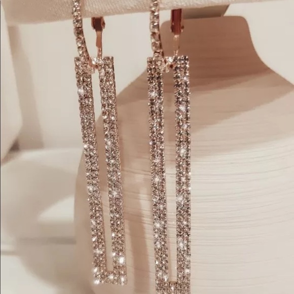 Rose gold plated Earrings - Picture 2 of 6